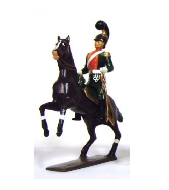 officier des chevau-léger 2ème rgt (plastron orange) (1812)