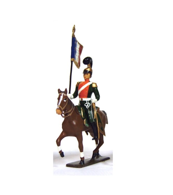 etendard des chevau-léger 2ème rgt (plastron orange) (1812)