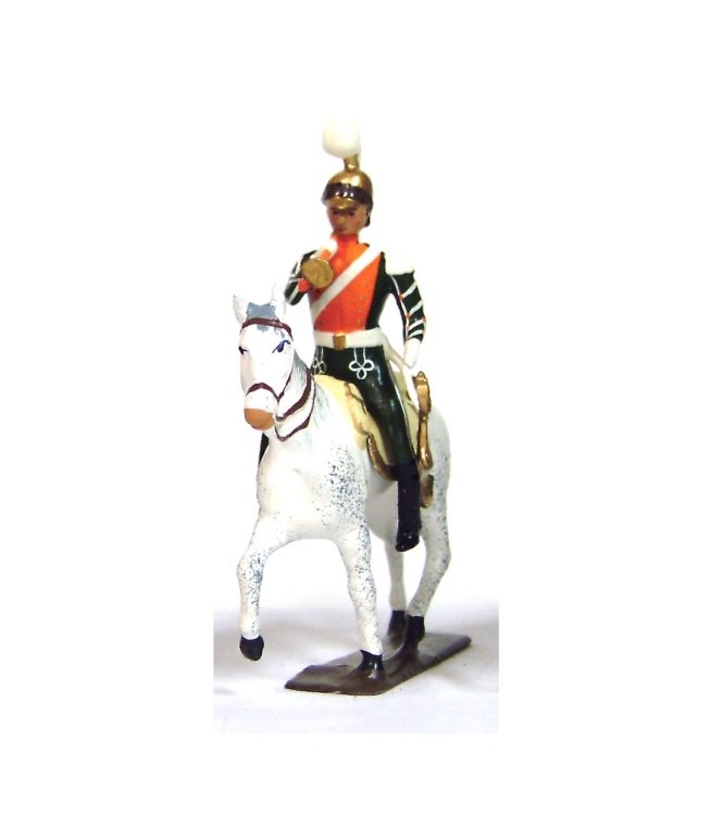 trompette (d'ordonnance) des chevau-léger 2ème rgt (plastron orange) (1812)