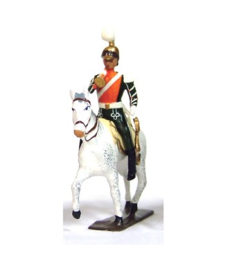 trompette (d'ordonnance) des chevau-léger 2ème rgt (plastron orange) (1812)