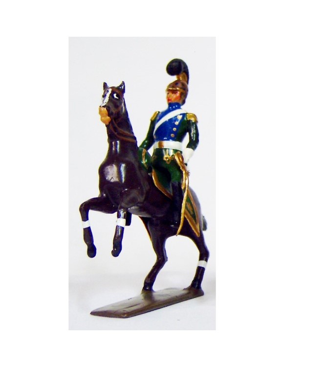 officier des chevau-léger 5ème rgt (plastron bleu) (1812)