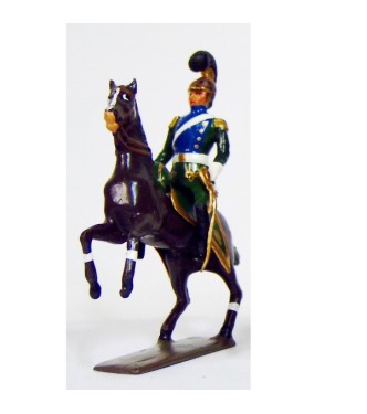 officier des chevau-léger 5ème rgt (plastron bleu) (1812)