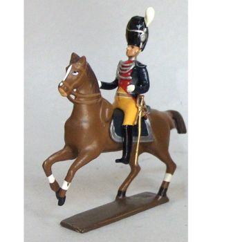 officier des gendarmes d'élite à cheval (1804), culotte jaune