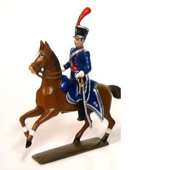officier des chevau-leger lanciers-gendarmes a cheval (1804)
