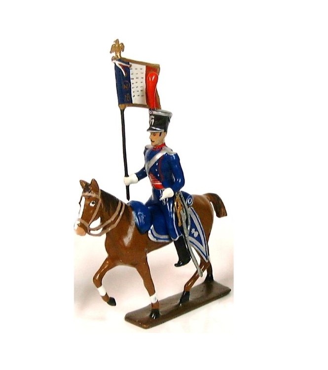 etendard des chevau-leger lanciers-gendarmes a cheval (1804)