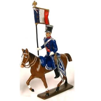 etendard des chevau-leger lanciers-gendarmes a cheval (1804)