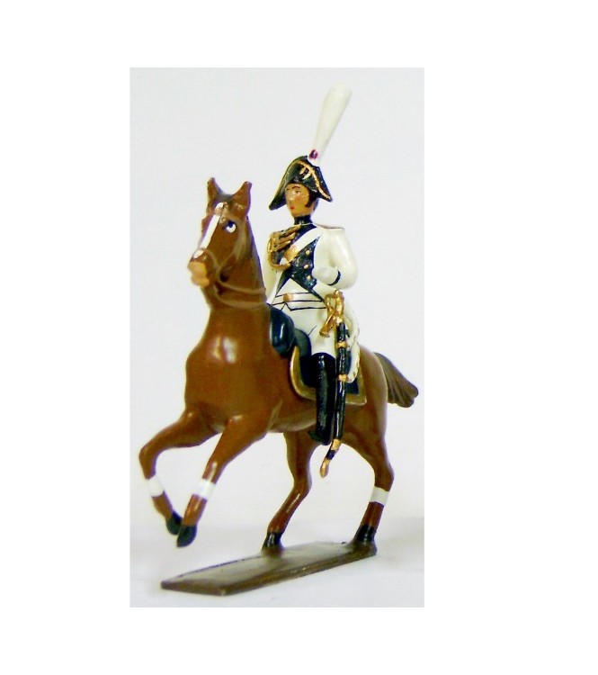 officier de la garde impériale de strasbourg à cheval (1805)