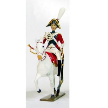 trompette (d'ordonnance) de la garde impériale de strasbourg à cheval (1805)