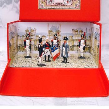 diorama "les Adieux de Fontainebleau" (20 avril 1814) - 6 pers.