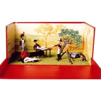 diorama "la Veillée d'Austerlitz" (1er décembre 1805)