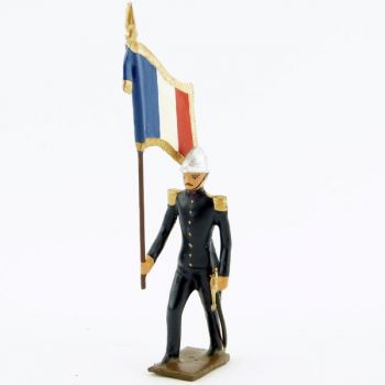 Drapeau des Pompiers (1900) au défilé