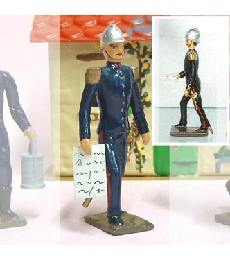 officier avec carte