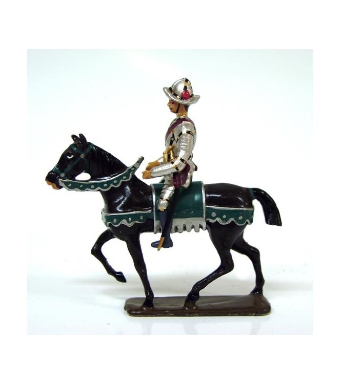 cavalier de la cavalerie henri iv avec casque