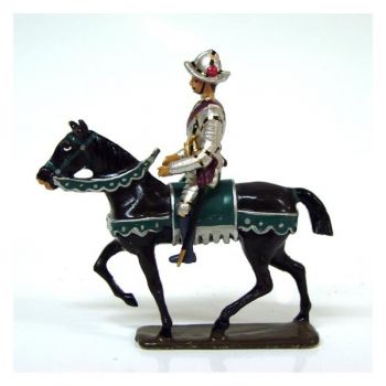 cavalier de la cavalerie henri iv avec casque