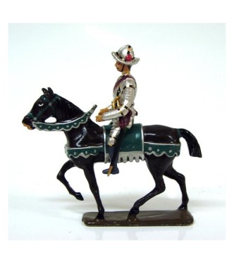 cavalier de la cavalerie henri iv avec casque