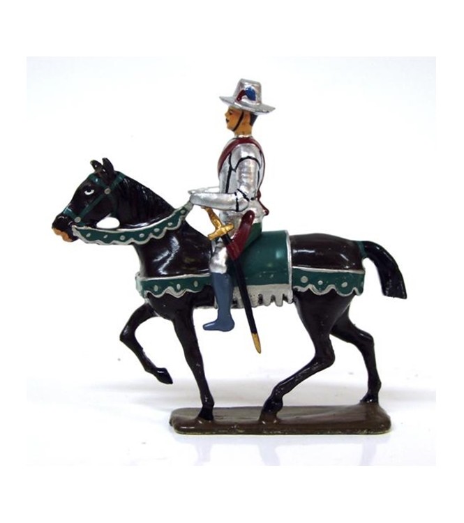 cavalier de la cavalerie henri iv avec chapeau