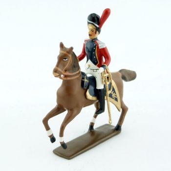 officier à cheval des grenadiers du 4e régiment suisse (1812)