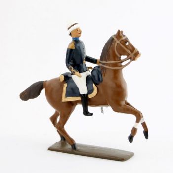 officier à cheval de l'infanterie coloniale (1880)