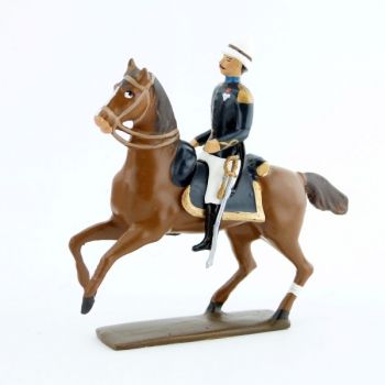officier à cheval de l'infanterie coloniale (1880)
