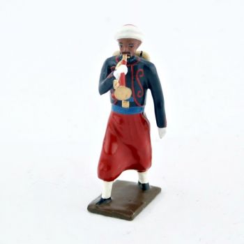 clairon du 1er rgt de zouaves (tombo garance) avec chèches (turban)