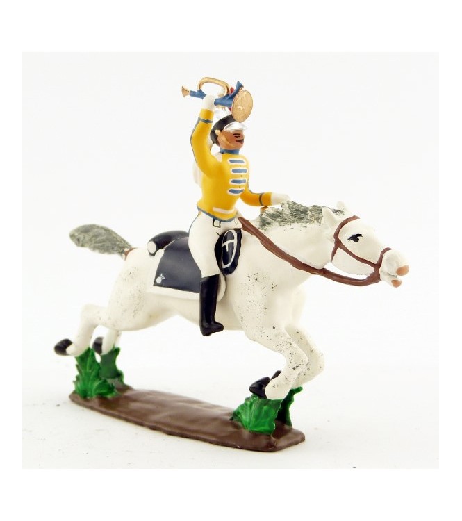 trompette des cuirassiers, bras en l'air (charge de friedland)