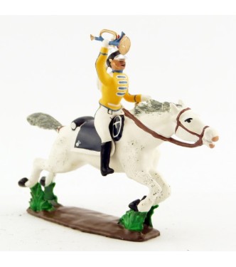 trompette des cuirassiers, bras en l'air (charge de friedland)