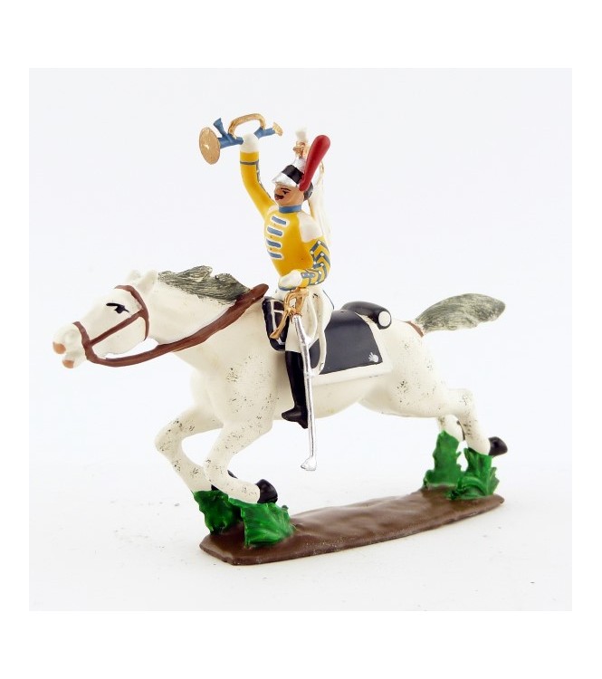 trompette des cuirassiers, bras en l'air (charge de friedland)