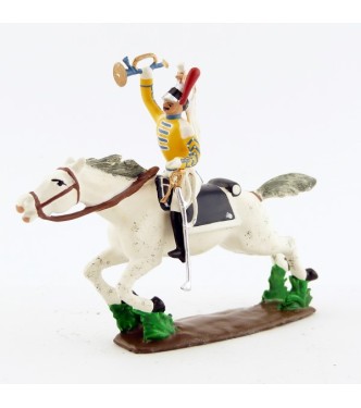 trompette des cuirassiers, bras en l'air (charge de friedland)