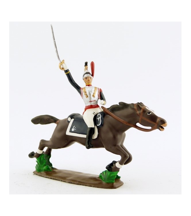 cuirassier, bras et sabre en l'air (charge de friedland)