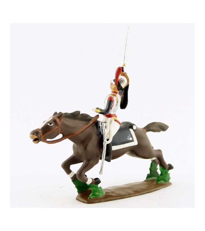 cuirassier, bras et sabre en l'air (charge de friedland)