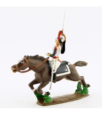 cuirassier, bras et sabre en l'air (charge de friedland)