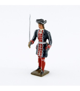officier des grenadiers de la garde française louis xiv (1670)