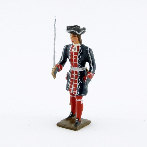 officier des grenadiers de la garde française louis xiv (1670)