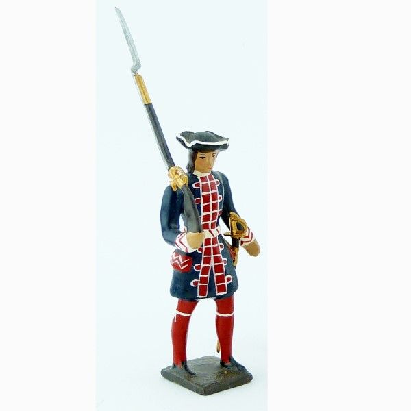 grenadier de la garde française louis xiv avec lance