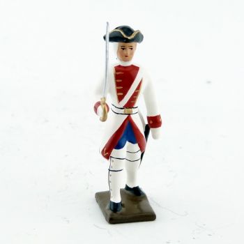 officier du 24ème de la reine (1749)