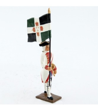 drapeau du 24ème de la reine (1749)