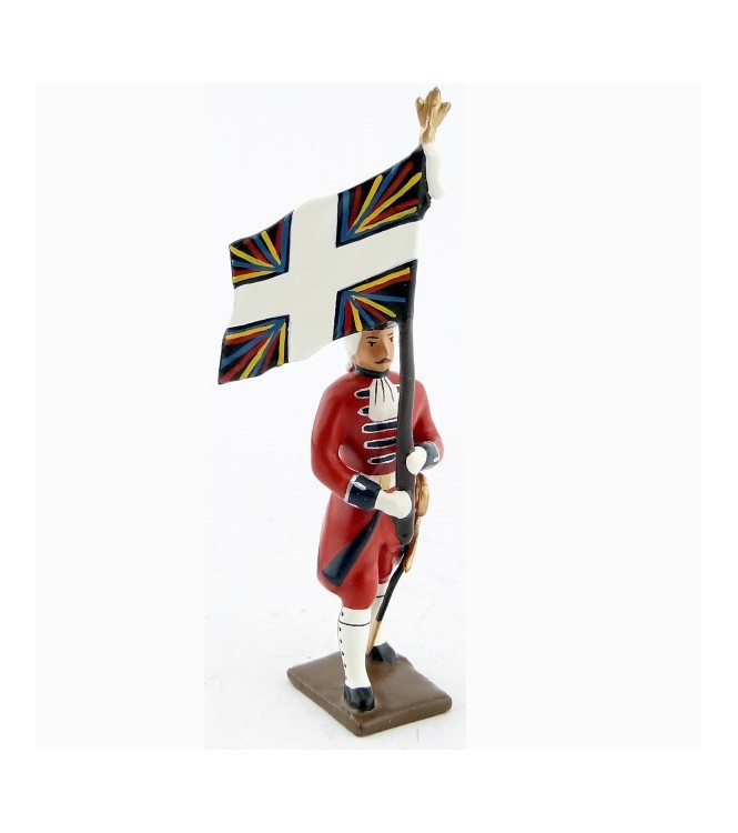 drapeau des grenadiers de la garde suisse louis xv (1740)