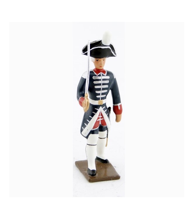 officier des fusiliers de la garde française louis xvi (bicornes) (1789)
