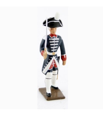 officier des fusiliers de la garde française louis xvi (bicornes) (1789)