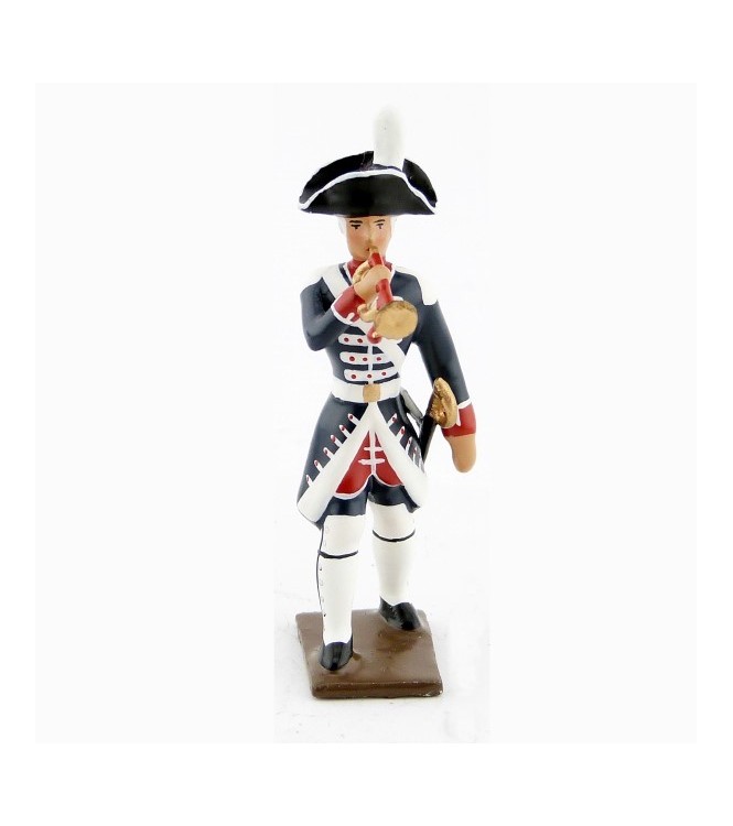 clairon des fusiliers de la garde française louis xvi (bicornes) (1789)