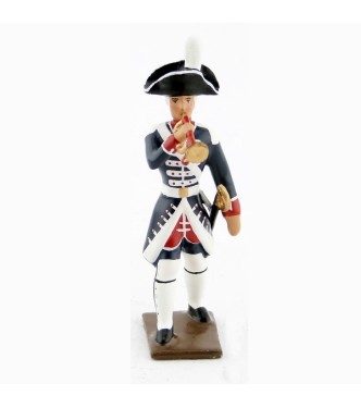 clairon des fusiliers de la garde française louis xvi (bicornes) (1789)