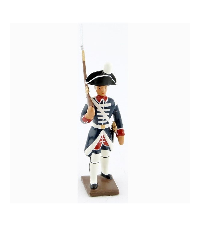fantassin des fusiliers de la garde française - louis xvi (bicornes) (1789)