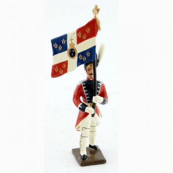 drapeau des grenadiers de la garde suisse - louis xvi (1789)