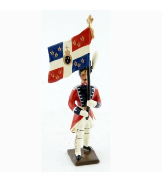 drapeau des grenadiers de la garde suisse - louis xvi (1789)