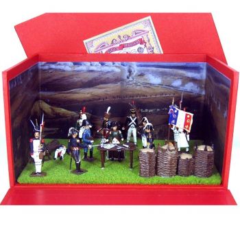 diorama « la veillée d'Austerlitz » (12 Figurines + 9 accessoires)