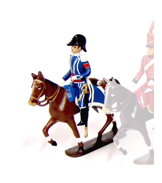 général Gourgaud, aide de camp de l'Empereur à cheval