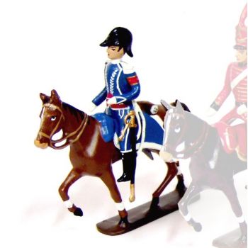général Gourgaud, aide de camp de l'Empereur à cheval