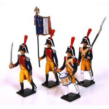 Gendarmerie Impériale, ensemble de 4 figurines