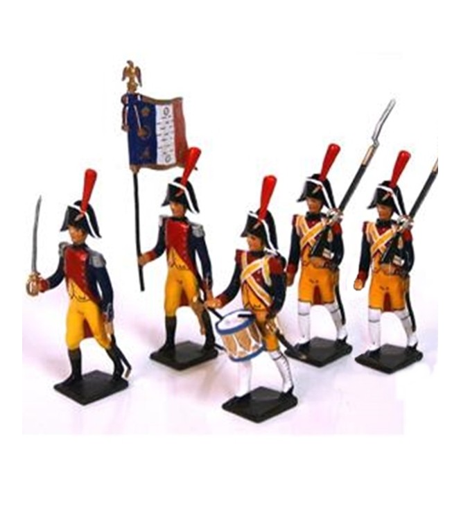 ensemble de 5 figurines "Gendarmerie Impériale"