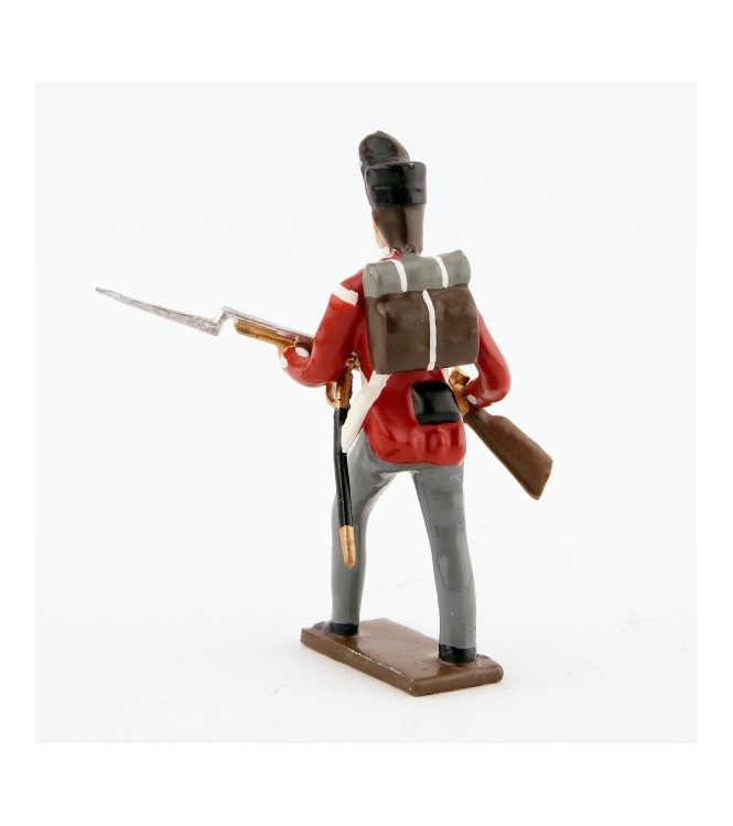 fantassin du 32nd (cornwall) regiment à l'assaut